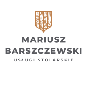 brown grey minimalist woodworking logo